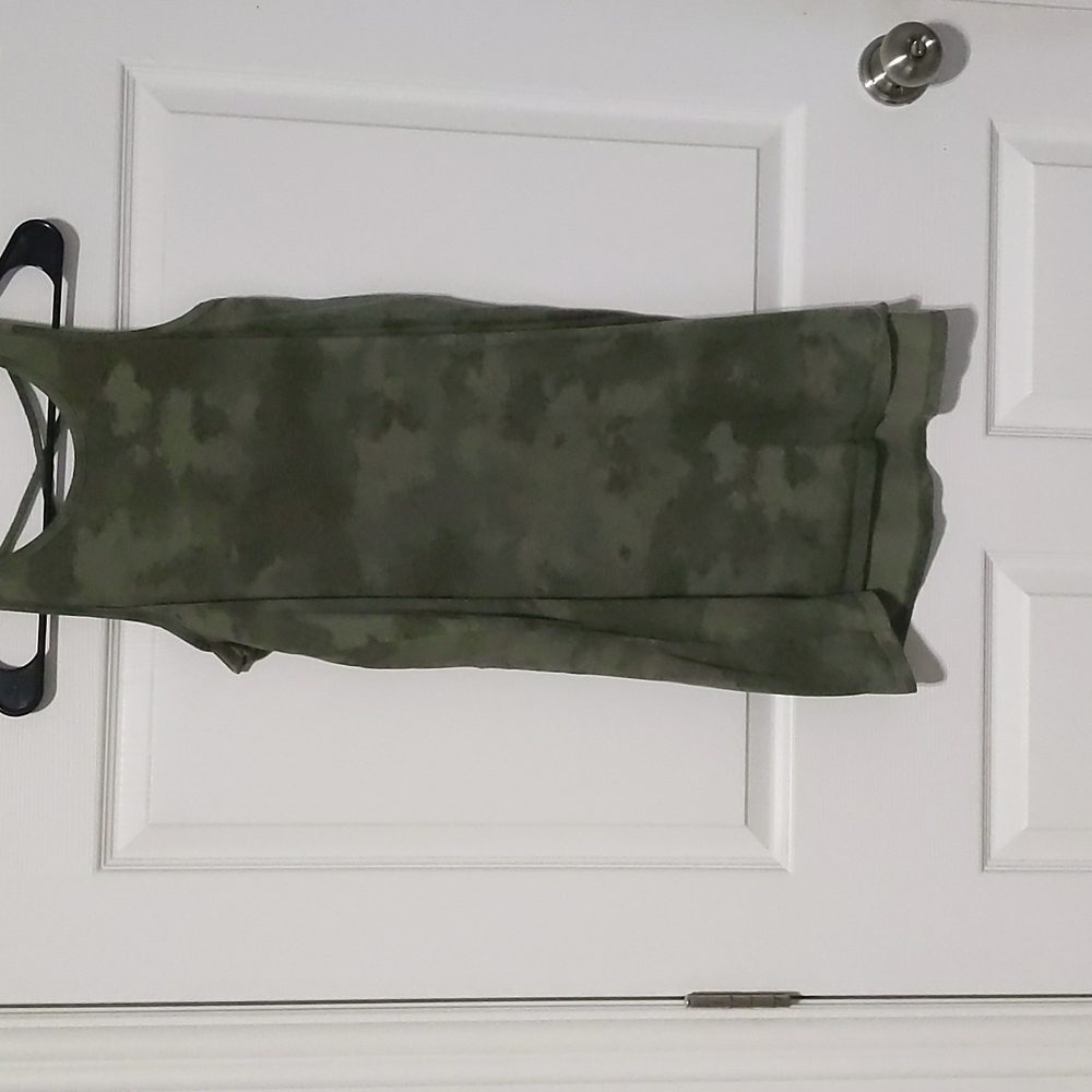 Old Navy cotton camo tank dress